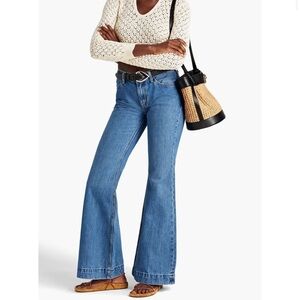Re/Done 70s Low Rise Flare Jeans